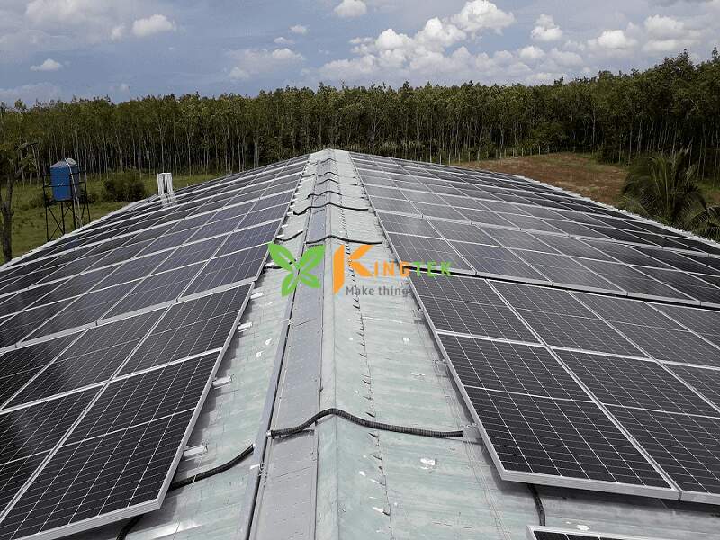 Hệ thống điện mặt trời hòa lưới công suất 99kWp tại Tây Ninh